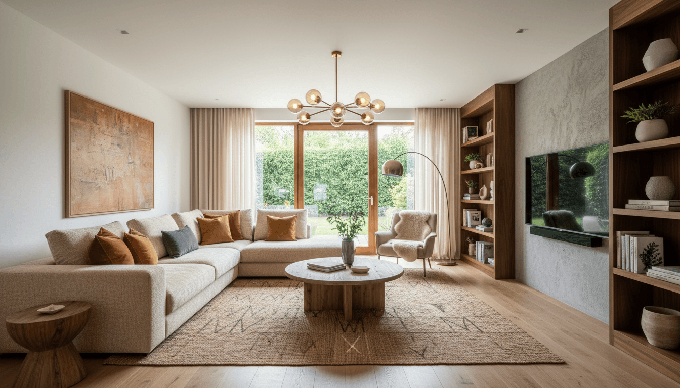Modern home interior showcasing quality furniture and elegant decorations